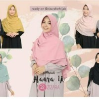 ZIZARA Haura 1a PAD SIZE M KHIMAR JILBAB HIJAB BUSANA MUSLIM