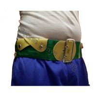 ikat pinggang haji gesper betawi sabuk ihrom merah maroon size m