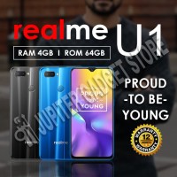 Realme U1 4/64 GB Dual Rear Camera - Original Garansi Resmi