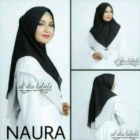khimar hijab jilbab instan 2 layer naura two color 29