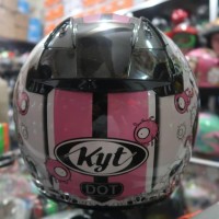 PROMO Helm Half Face KYT DJ MARU 05 Retro Pink MNMZ