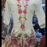 Terjamin Kebaya Anak Encim Modern Attadan Anak - 2-3 Tahun, Putih