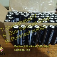 Jual Baterai 18650 senter swat police ultrafire black batere batre