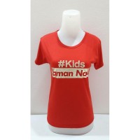 Berkualitas Kaos Kids zaman now / baju kids jaman now wanita