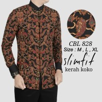 BAJU KOKOH BATIK MUSLIM PRIA CBL 828