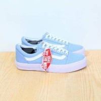 TOP SELLING SEPATU VANS CLASSIC/VANS OLD SKOOL - BABY PINK / BIRU