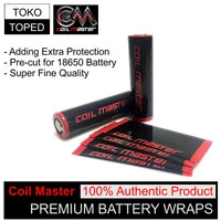 Authentic Coil Master 18650 Battery Wrap | for mod vapor vaporizer