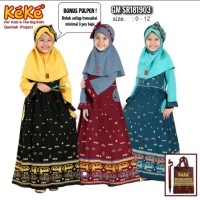 Qonitah Project GM SR 181903 Size 12 Gamis Anak Original Keke Busana