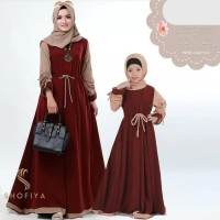 COUPLE DRESS NATA'RE / COUPLE GAMIS IBU ANAK NATA'RE(3WARNA)