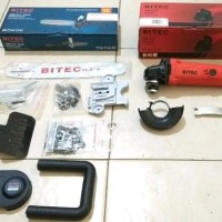 Paket Gergaji Potong Kayu Chainsaw Listrik Gerinda Tangan GM 91-T