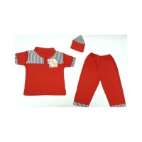 Baju Muslim Bayi Koko Salur Polos - Pakaian Muslim Lebaran Bayi