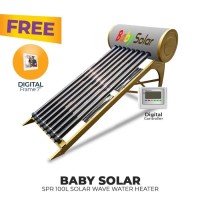TOP SALE FREE ONGKIR+GIFT BABY SPR 100L SOLAR WAVE WATER HEATER