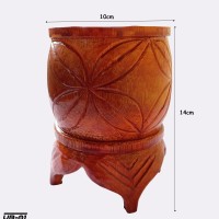 Pot Bunga Klasik Dari Bambu - Vas Bunga Hand Made - VB01