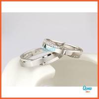 Cincin Kawin Custom Pasangan Couple Sterling Silver Perak 925 RSL098