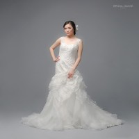 BRIDAL IMAGE SEWA GAUN WEDDING BRIE 5078 CREAM