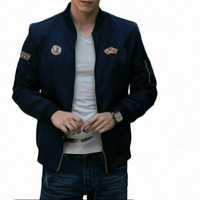 Jaket Bomber Man Vans Navy