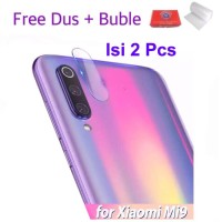 Xiaomi Mi 9 Mi9 2 Pcs Soft Tempered Glass Anti Gores Camera Kamera Ori