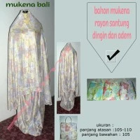 Mukena Bali Rayon Santung