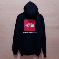 JAKET HOODIE THE NORTH FACE BASIC LOGO BLACK
