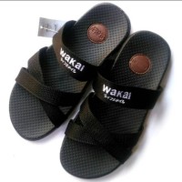 Sandal casual wakai pria wanita gunung jepit japit slop selop flat ket