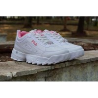 HARGA BERSAHABAT FREE KAOS KAKI SEPATU KETS WANITA FILA DISTRIPTOR 2