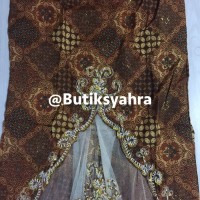 Stelan Kebaya Anak Payet Size XXL CREAM untuk SD sampai kelas 3