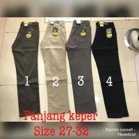 Size 27 - 32 CELANA PANJANG CHINO PRIA CELANA KATUN NON STRECH