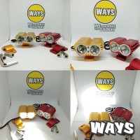 Lampu Sorot Tembak Strobo Work Lamp Owl LED Cree Mobil Motor Verza