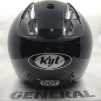Helm KYT DJ Maru Solid Black Hitam Terbaik