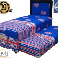 KASUR SPRINGBED TWIN ATAS BAWAH SORONG FULL SET.100x200 MURAH BAN