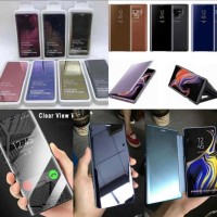 FLIP COVER MIROR/CLEAR VIEW STANDING OPPO A3S/REALME C1