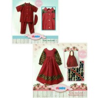 Set Baju COUPLE Keluarga Gamis Ibu Anak Koko Ayah Anak | Gamis Couple