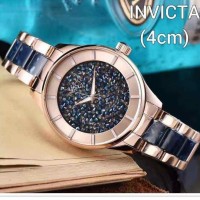 JAM TANGAN WANITA INVICTA ROSEGOLD BLUE SUPER PREMIUM AAA