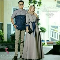 Asmaradana cuple - Baju muslim couple - Baju serimbit - Couple gamis