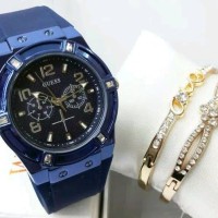 jam tangan guess wanita warna biru guess perempuan biru