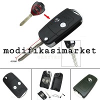 FLIP KEY TOYOTA INNOVA 2 TOMBOL YARIS FORTUNER CASING KUNCI LIPAT
