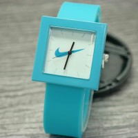 nike jam tangan premium rubber segi pria wanita kids anak