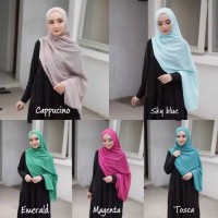 DAILY HIJAB PASHMINA kerudung jilbab simple Sabyan Diamond warna warni