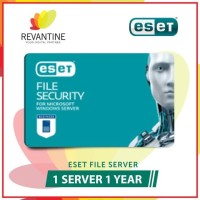 New Sofware Antivirus ESET File Security 1 Server 1 Year