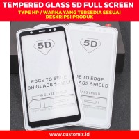 Tempered Glass 5D Full Cover Oppo A71 A83 F7 Full Glue Antigores Kaca