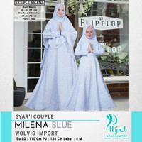 Syari Couple Milena Baju Muslim Anak Jilbab Anak Mukena Gamis Anak