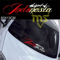 sticker stiker cutting the spirit of indonesia kaca body honda toyota