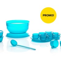 Watercolor Set Wadah saji Kristal Tupperware