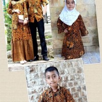 Couple Gamis Zara Batik Keluarga Baju Couple Batik Set Anak