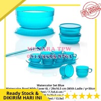TUPPERWARE PAKET WATERCOLOR SET BLUE