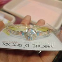 Gelang tangan emas asli kadar 700 70% 22 bangle UBS bulat oval kuning