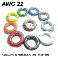 Kabel AWG 22 Tembaga Putih ( 100 meter )
