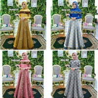 gamis batik remaja/busana muslim/gaun pesta/baju kondangan/jalan/dress