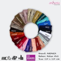 Segiempat Rawis Saudia Polos Hijab Jilbab Krudung Pashmina