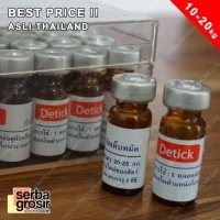 Obat Kutu Tetes Detick Anjing Kucing Hewan Berat 10-20 kg De Tick 2 ml